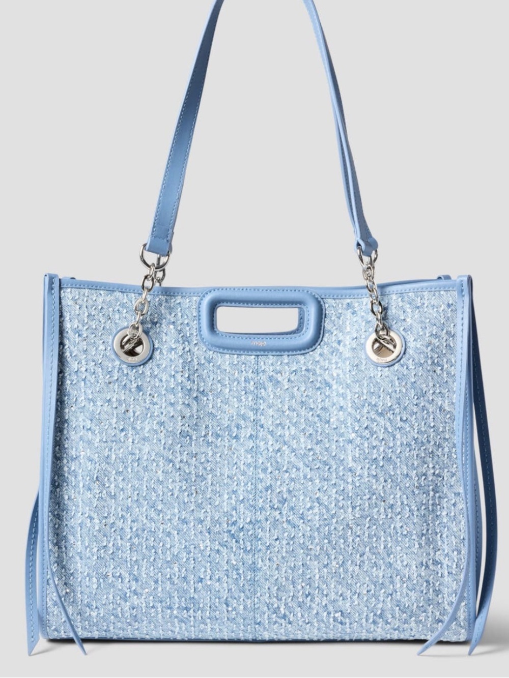 Maje Denim Tote Bag